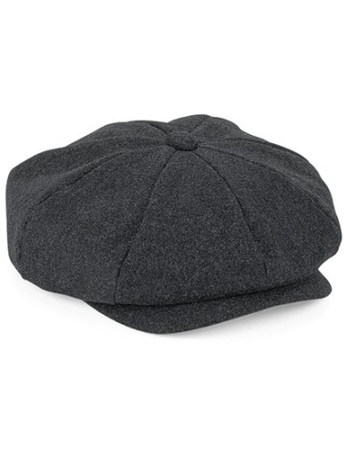 BEE-B629-Melton Wool Baker Boy Cap